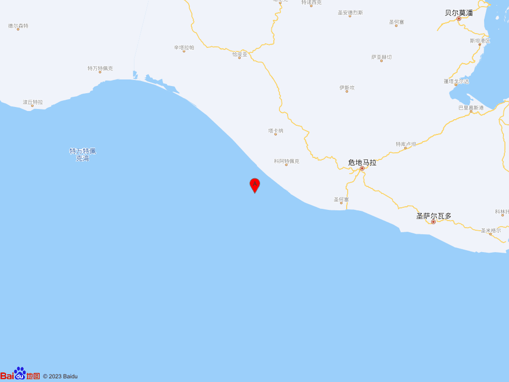 墨西哥沿岸近海发生5.9级地震